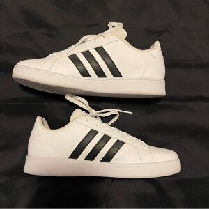 Unisex Kids Adidas Grand Court Sneaker - White/Black